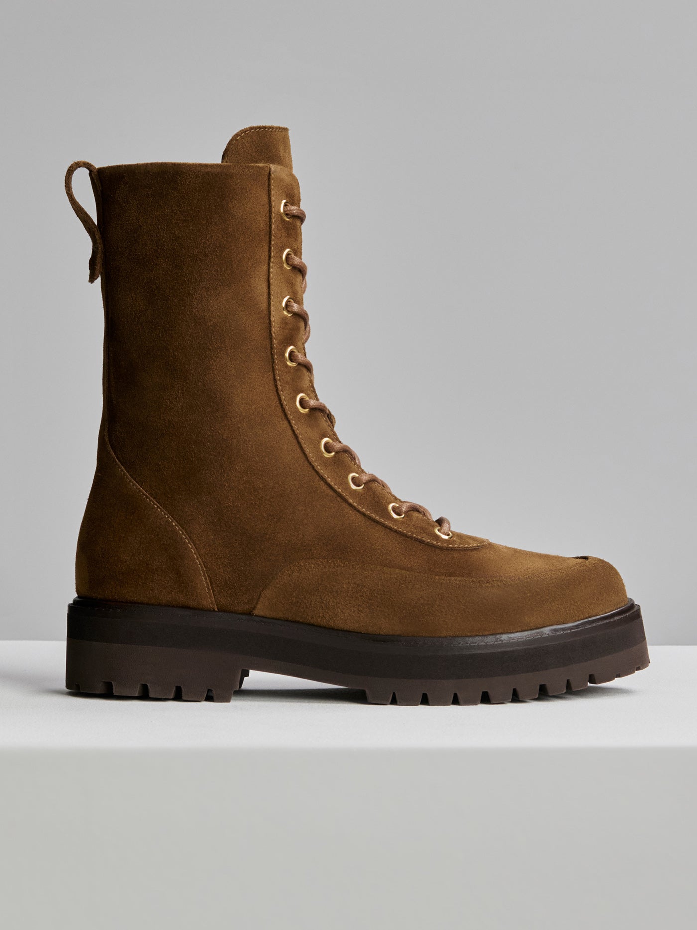 Varley Cocoa Dust Calsen Lug Sole Boot Suede