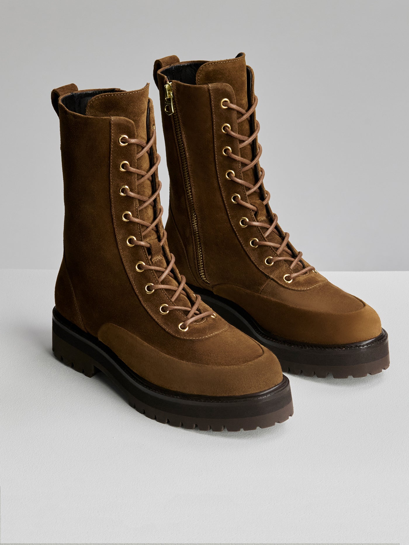 Varley Cocoa Dust Calsen Lug Sole Boot Suede