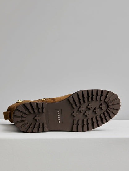 Varley Cocoa Dust Calsen Lug Sole Boot Suede