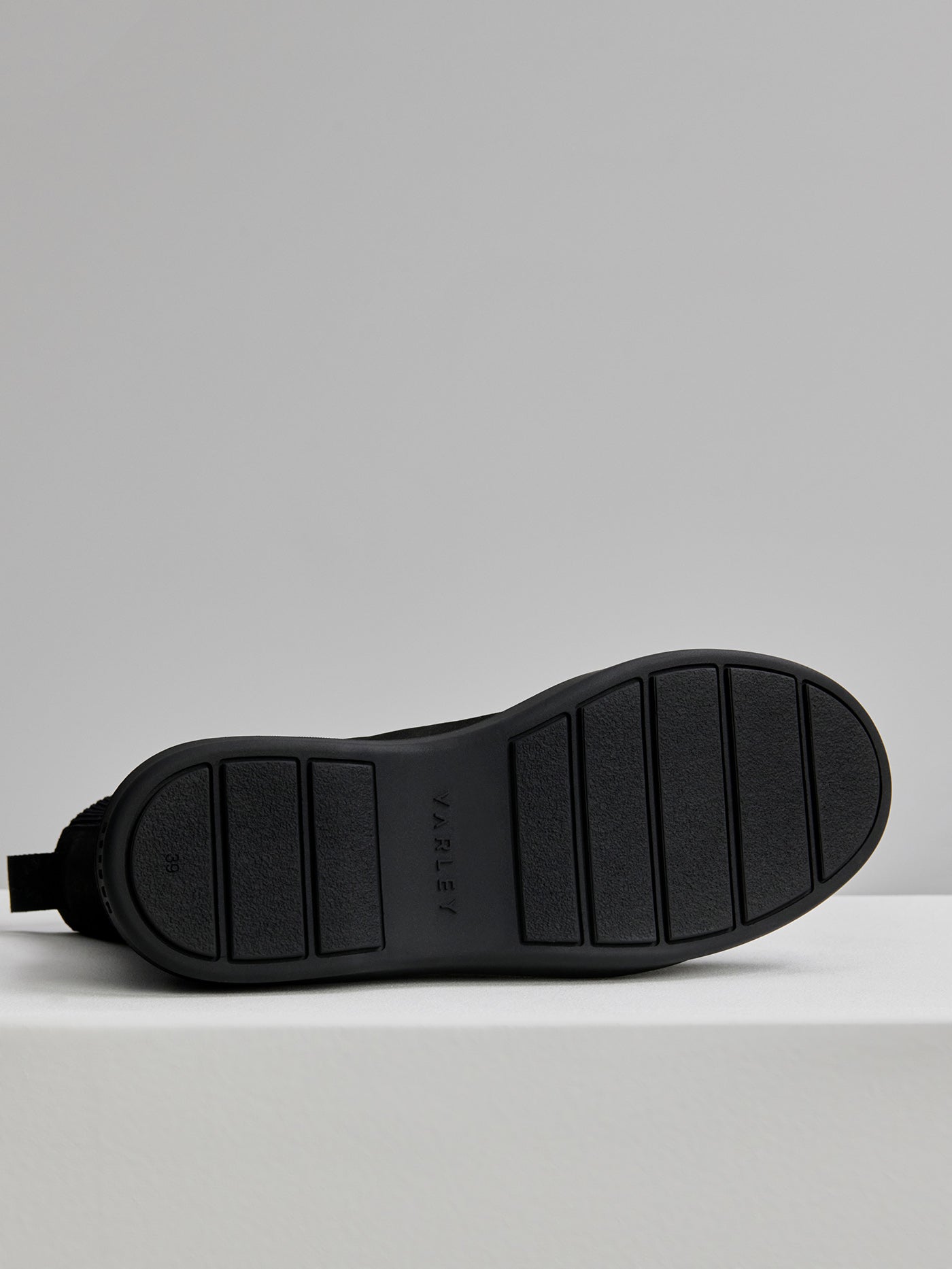Varley Black Corian Zip Front Ankle Boot