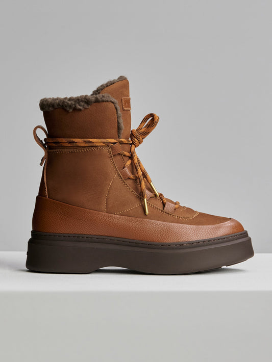 Varley Caramel Pecan Selva Alpine Ankle Boot