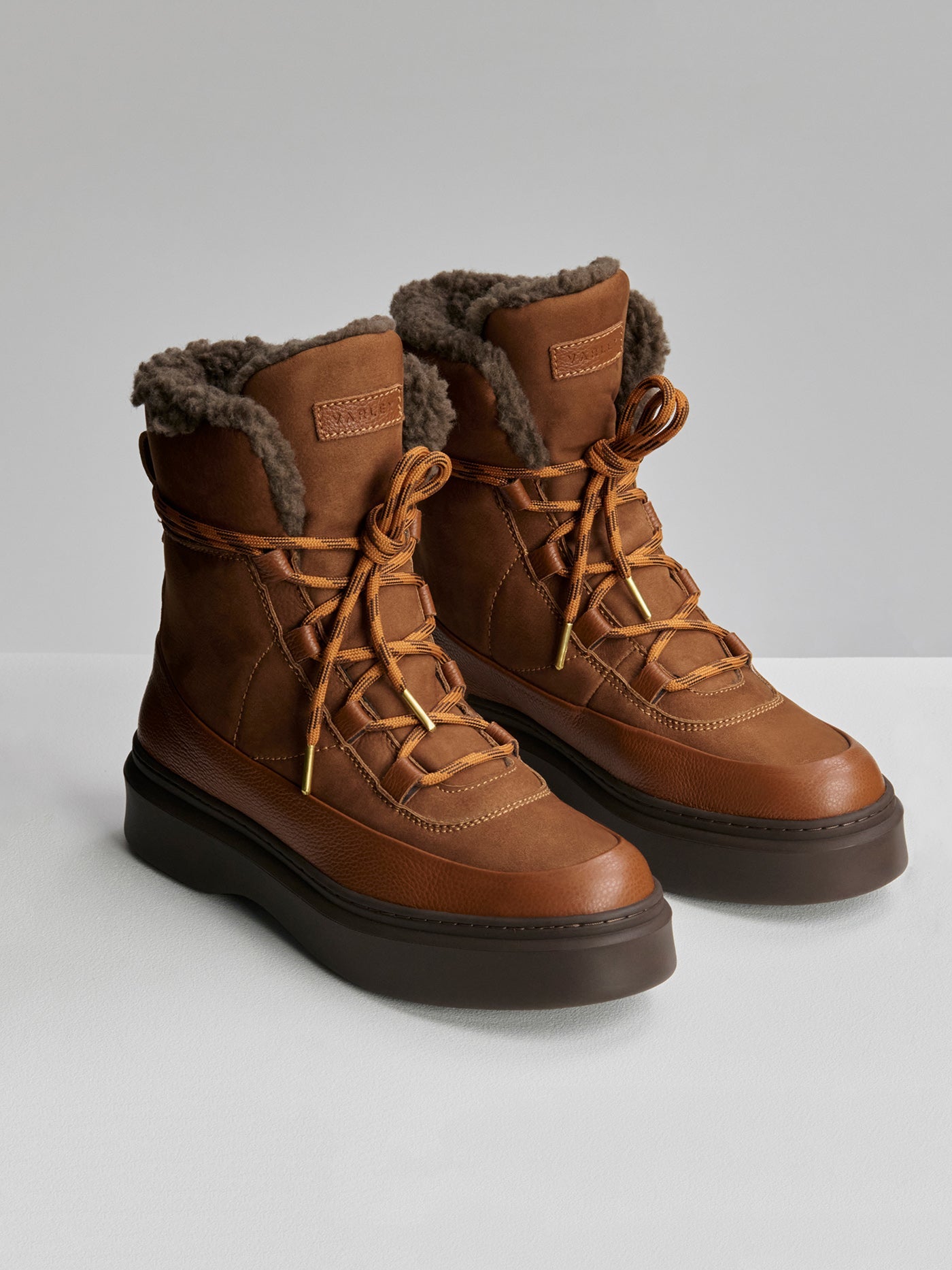Varley Caramel Pecan Selva Alpine Ankle Boot