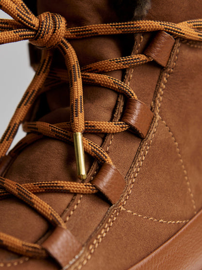Varley Caramel Pecan Selva Alpine Ankle Boot