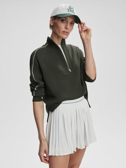 Varley Deep Ivy Kirsi Half-Zip Active Sweatshirt