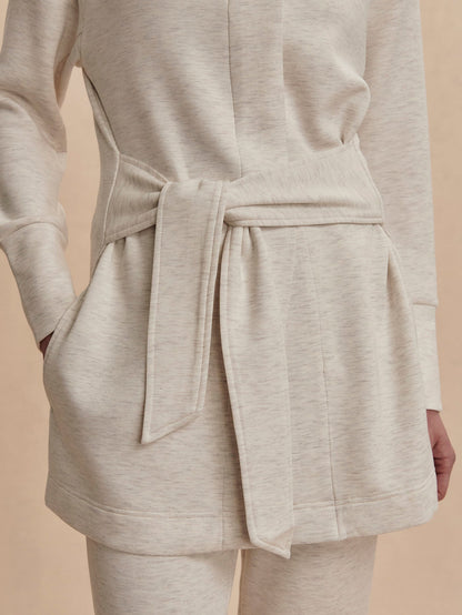 Varley Ivory Marl Anset Jacket | VARLEY US