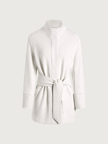 Varley Ivory Marl Anset Jacket | VARLEY US