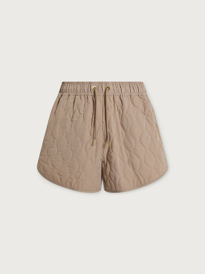 Varley Light Taupe Catrine Quilted Short