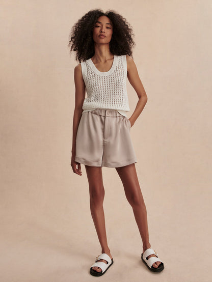 Varley Silver Cloud Sarka High Rise Short