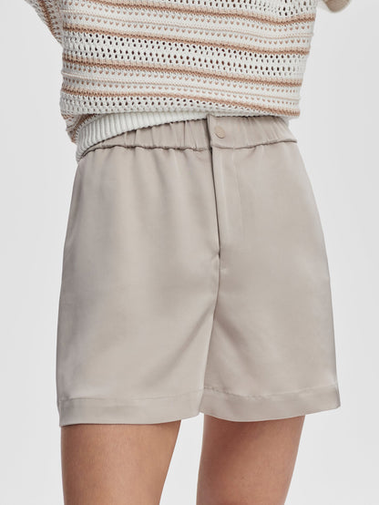 Varley Silver Cloud Sarka High Rise Short