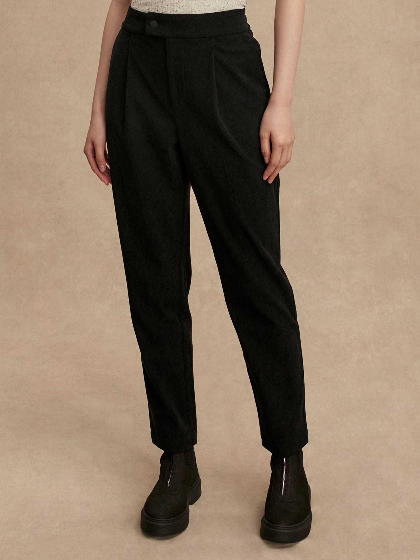 Varley Black Cohen Reg Tapered Leg 29