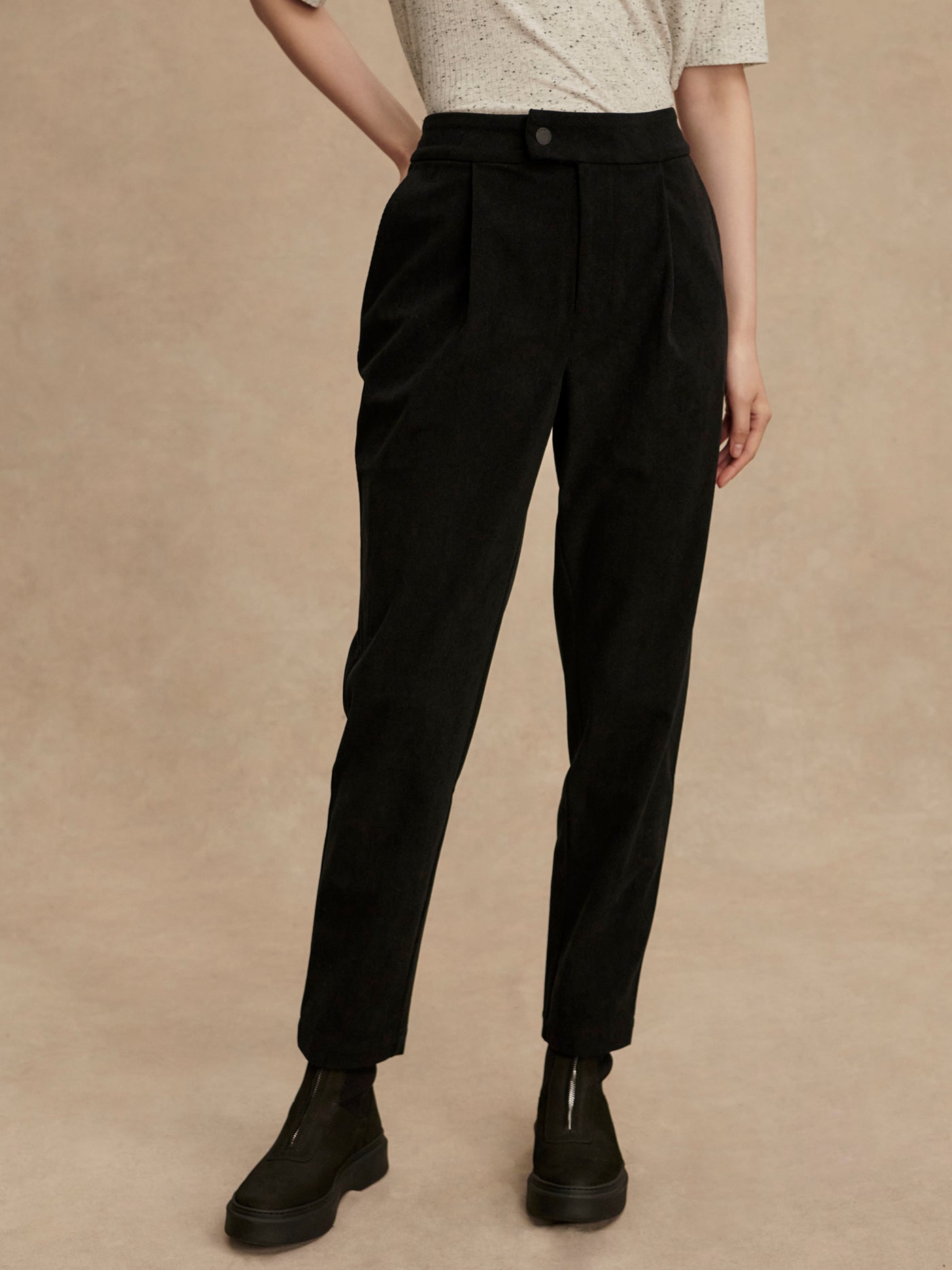 Varley Black Cohen Reg Tapered Leg 29