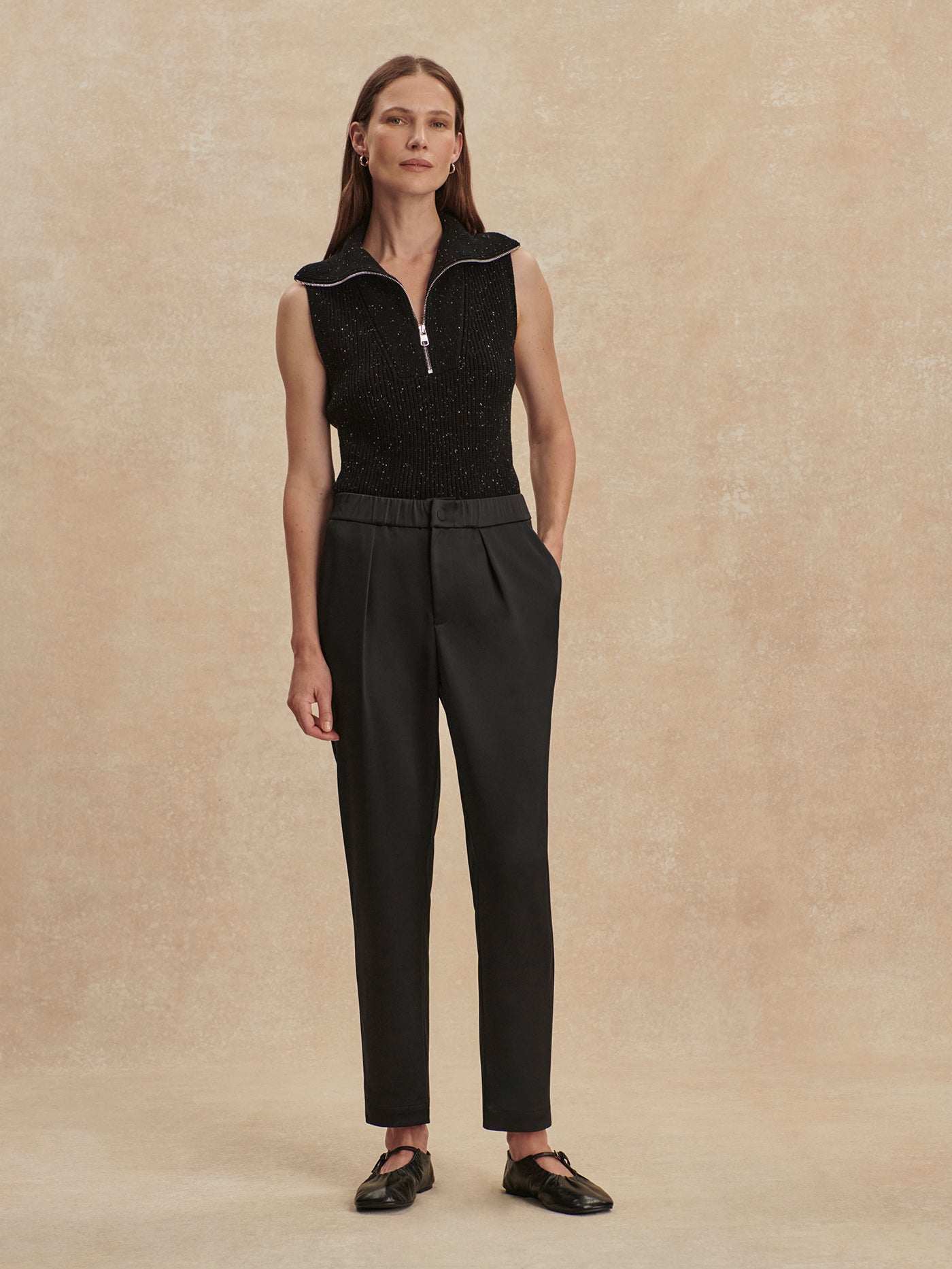 Varley Black Hanover Tapered Leg 29