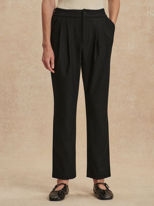 Varley Black Martha Reg Tapered Leg 27