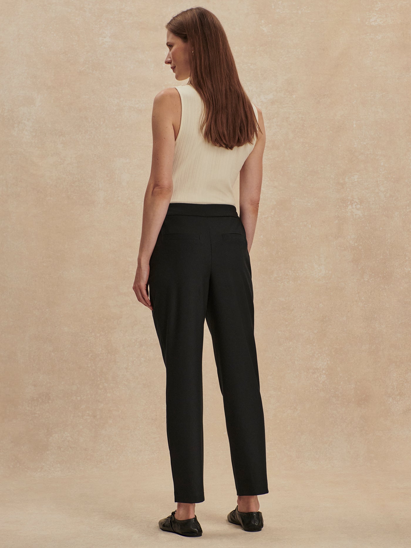 Varley Black Martha Reg Tapered Leg 27