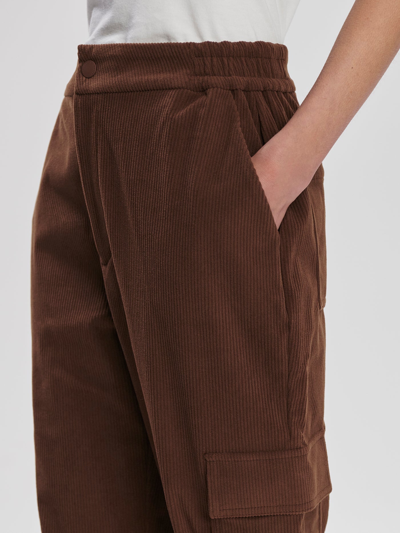 Varley Dark Toffee Sabina Straight Leg 29