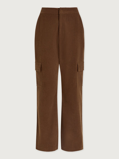 Varley Dark Toffee Sabina Straight Leg 31.5