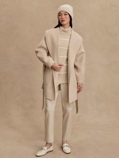 Varley Pumice Stone Marl Edgemere Wrap Jacket
