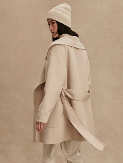 Varley Pumice Stone Marl Edgemere Wrap Jacket