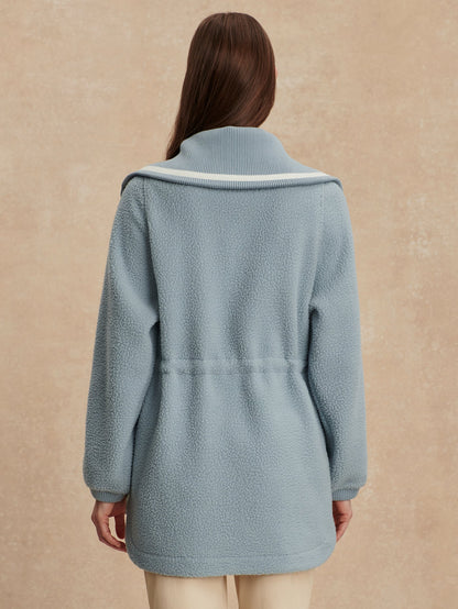 Varley Ashley Blue Ashby Half Zip Fleece