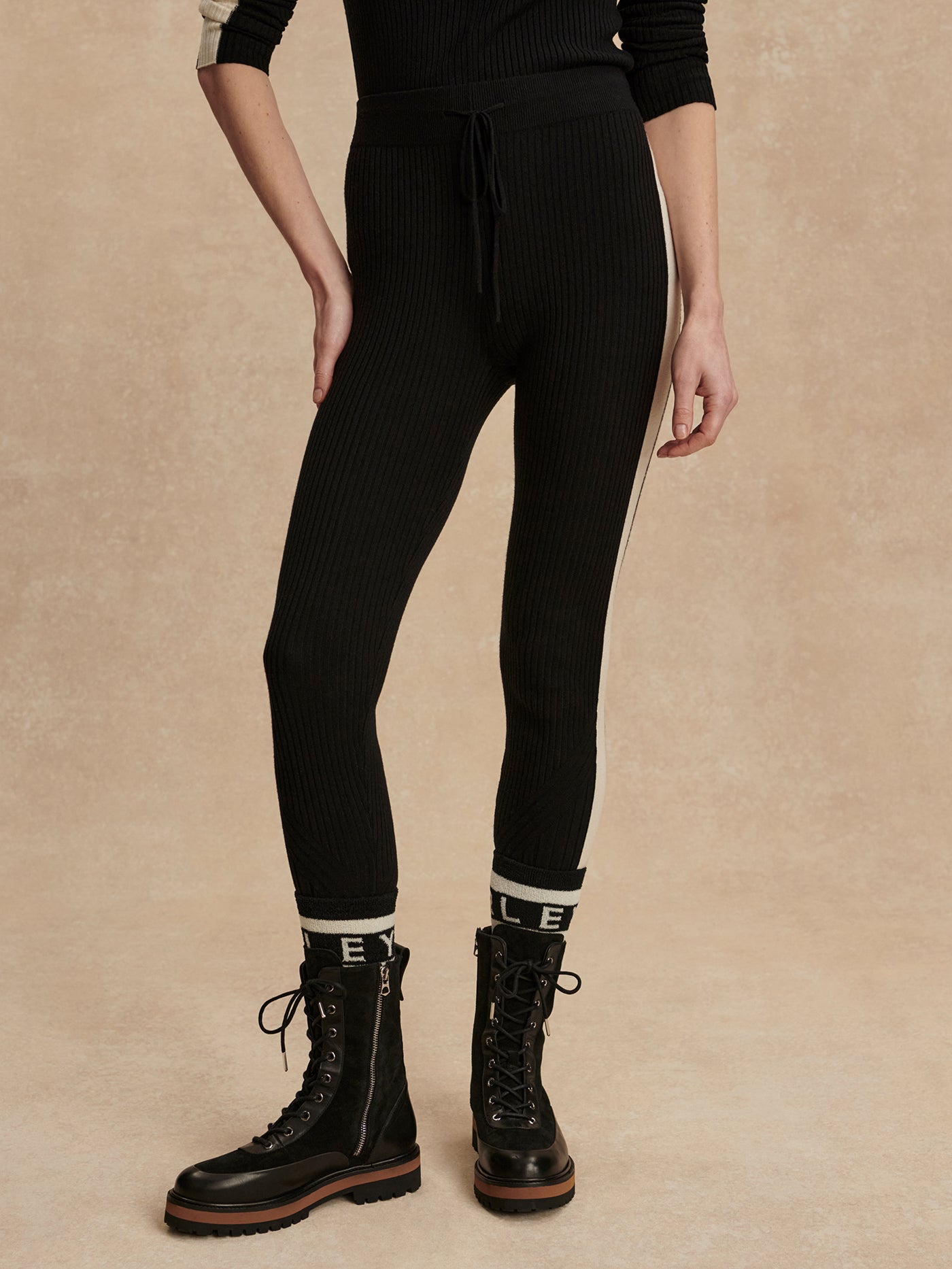 Varley Black Aiden Knit Legging