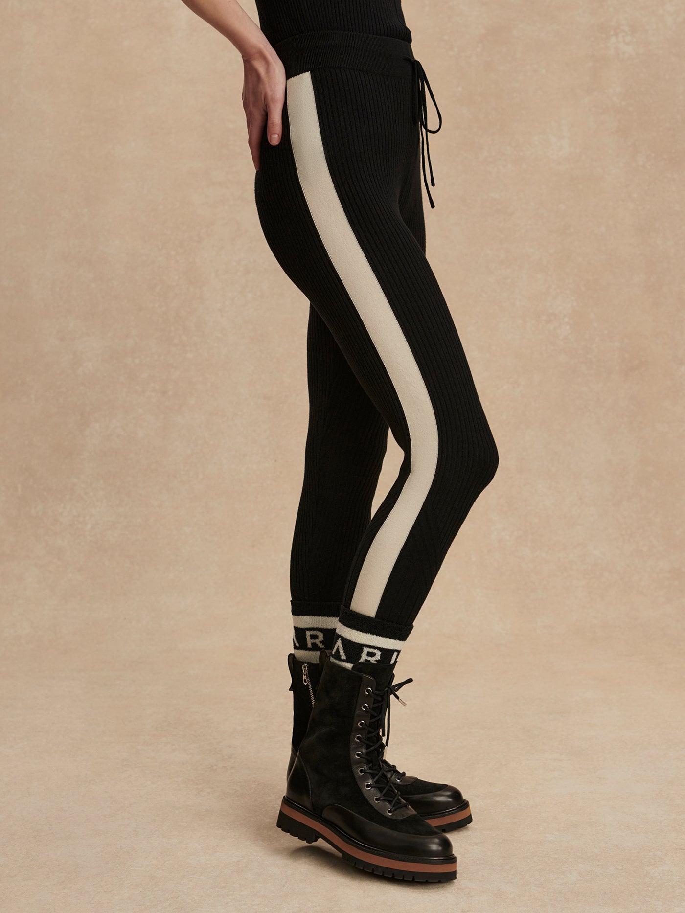 Varley Black Aiden Knit Legging