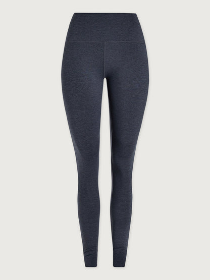 Varley Black Marl Always Warm Stirrup Legging