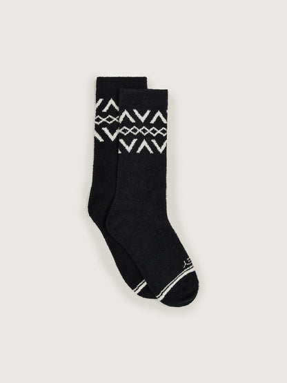 Varley Black/ Egret Chadwick Fairisle Sock