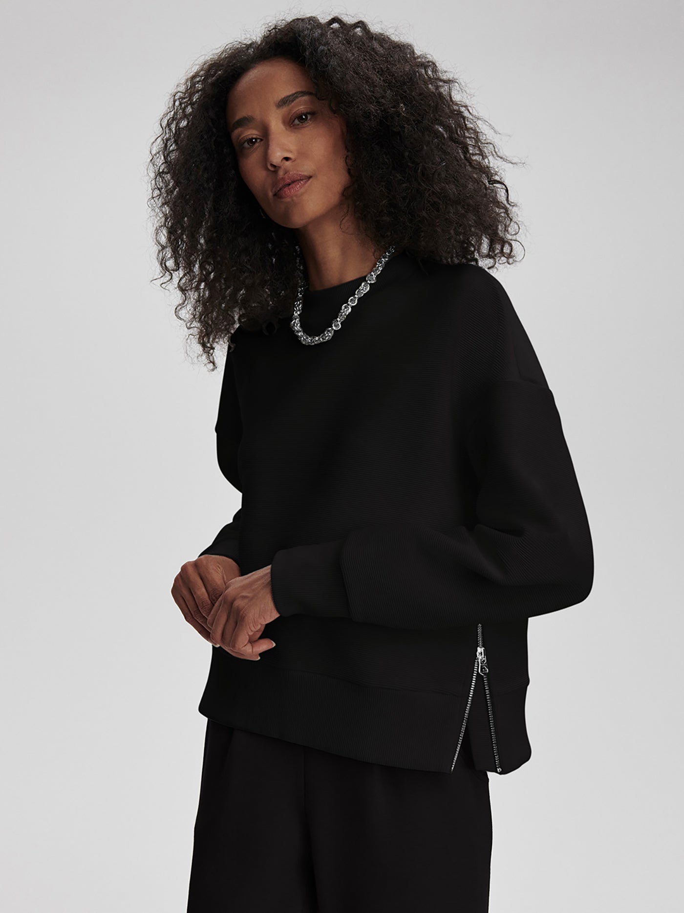 Varley Black Addelyn Sweat