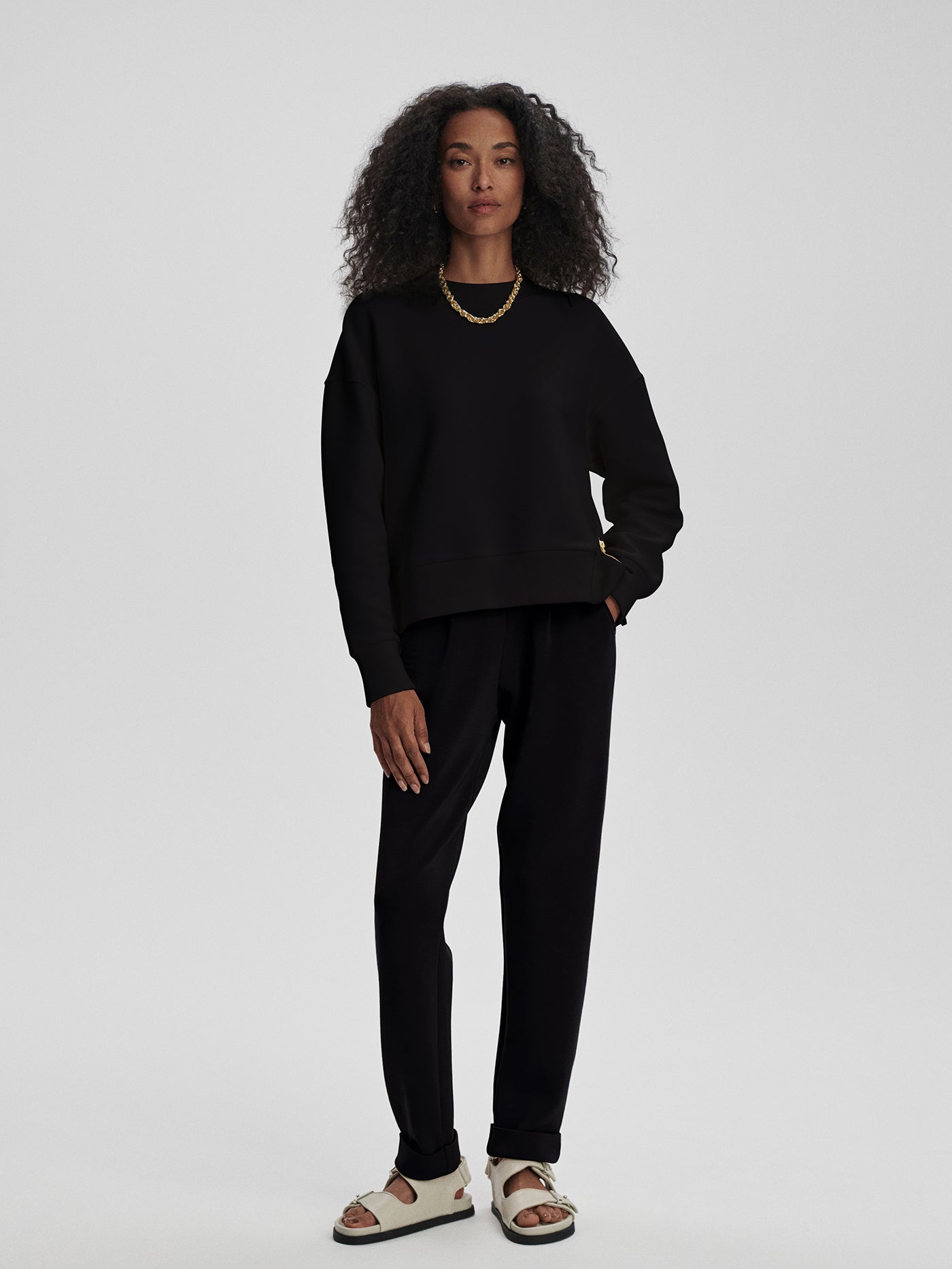 Varley Black Addelyn Sweat