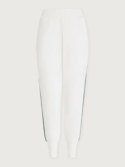Varley White/ Navy/ Forest The Slim Stripe Cuff Pant 26