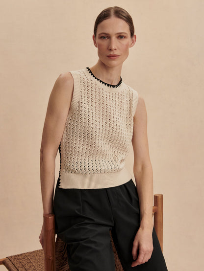 Varley Birch Delaney Knit Vest | VARLEY US