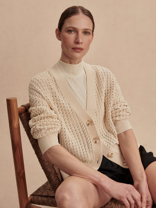 Varley Birch Astell Relaxed Knit Cardigan