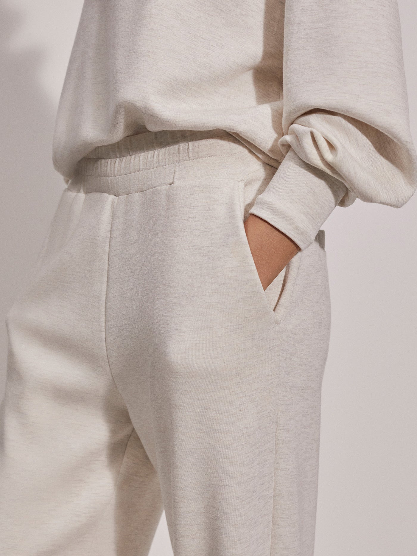 Varley Ivory Marl The Relaxed Pant 27.5 | VARLEY US