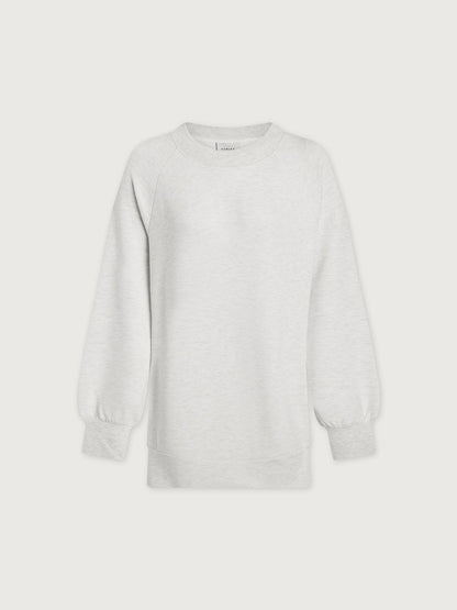 Varley Ivory Marl Nicole Boyfriend Sweat