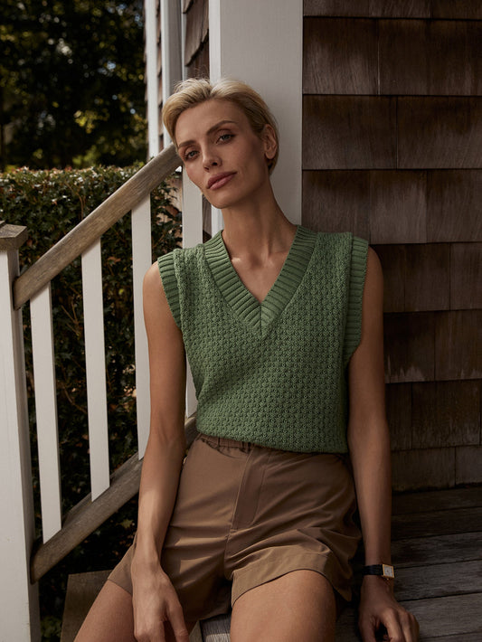 Varley English Ivy Antonella Knit Vest