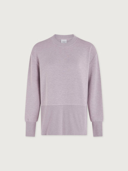 Varley Mauve Marl Lowry Sweat