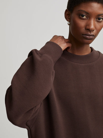 Varley Coffee Bean Mae Boyfriend Sweat