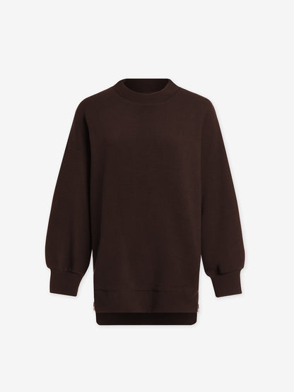 Varley Coffee Bean Mae Boyfriend Sweat