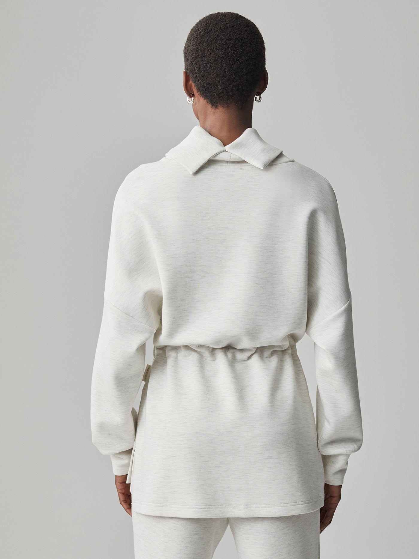Varley Ivory Marl Freya Sweat