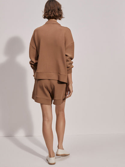 Varley Golden Bronze Ralston Zip-Through Sweat | VARLEY US