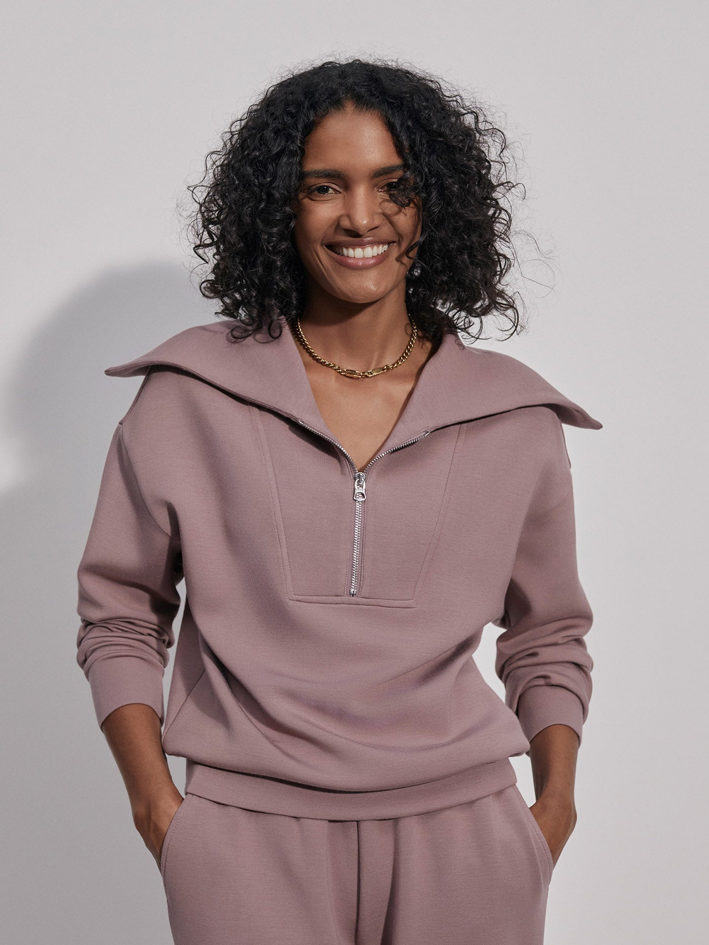 Varley Antler Yates Half-Zip Sweat