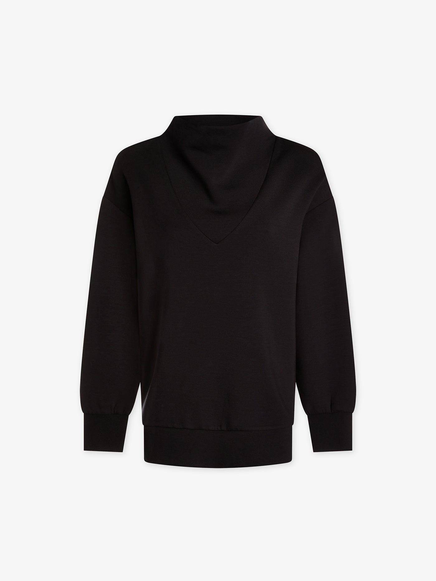 Varley Black Modena Longline Sweat | VARLEY US