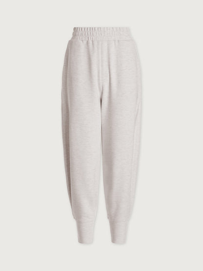 Varley Ivory Marl The Relaxed Pant 25" | VARLEY US