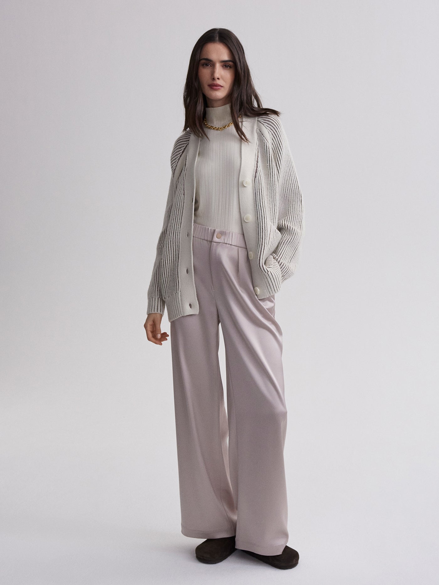 Varley Birch Jude Plated Cardigan