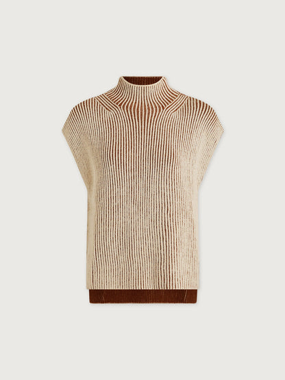 Varley Cocoa Dust Lauren Plated Knit Tank