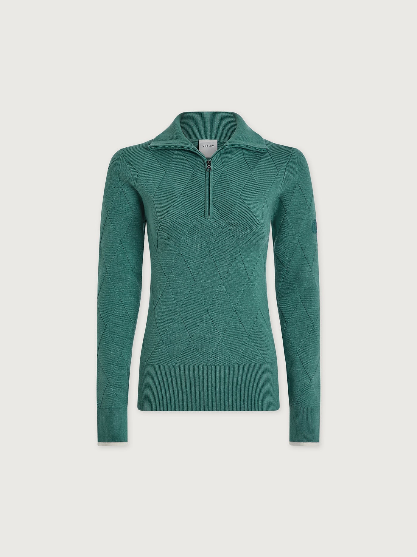 Varley Deep Sea Lawson Half Zip Knit