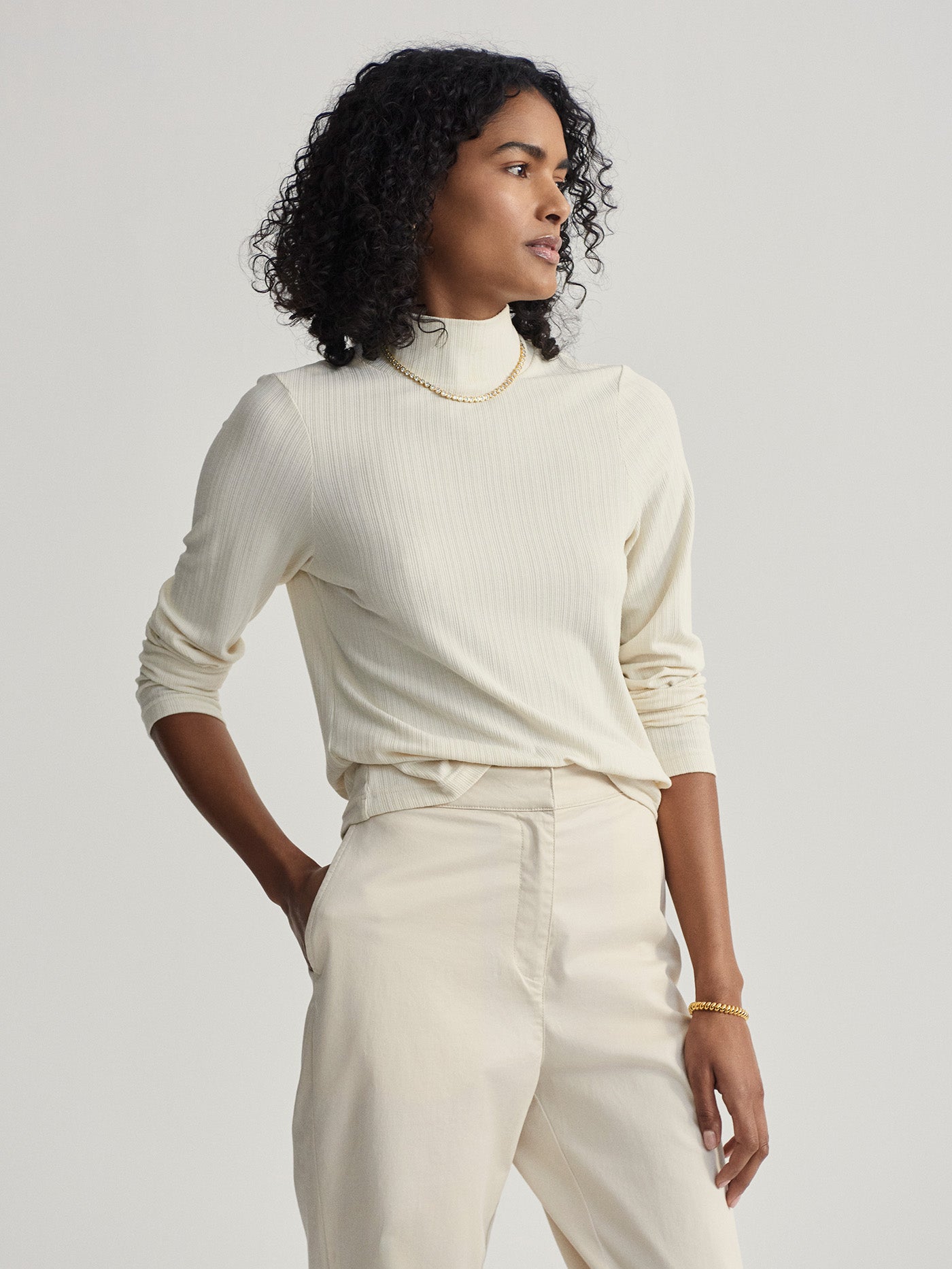 Varley Birch Astrid Fitted Long Sleeve Tee