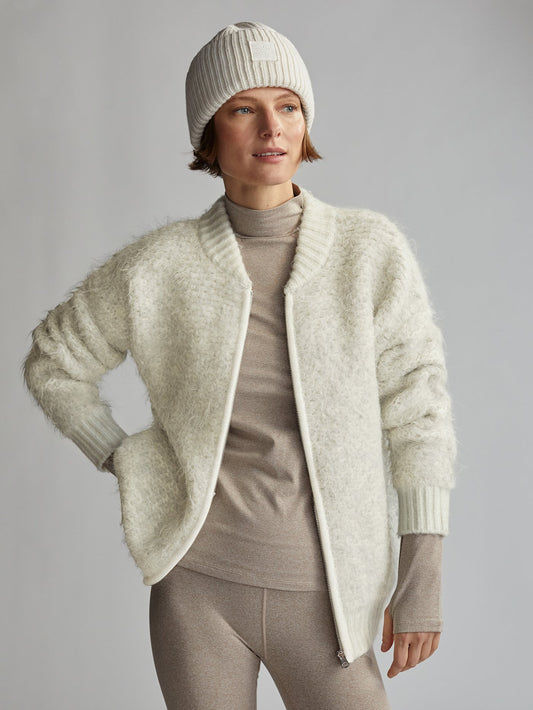 Varley Egret Reimont Fluffy Bubble Knit | VARLEY US