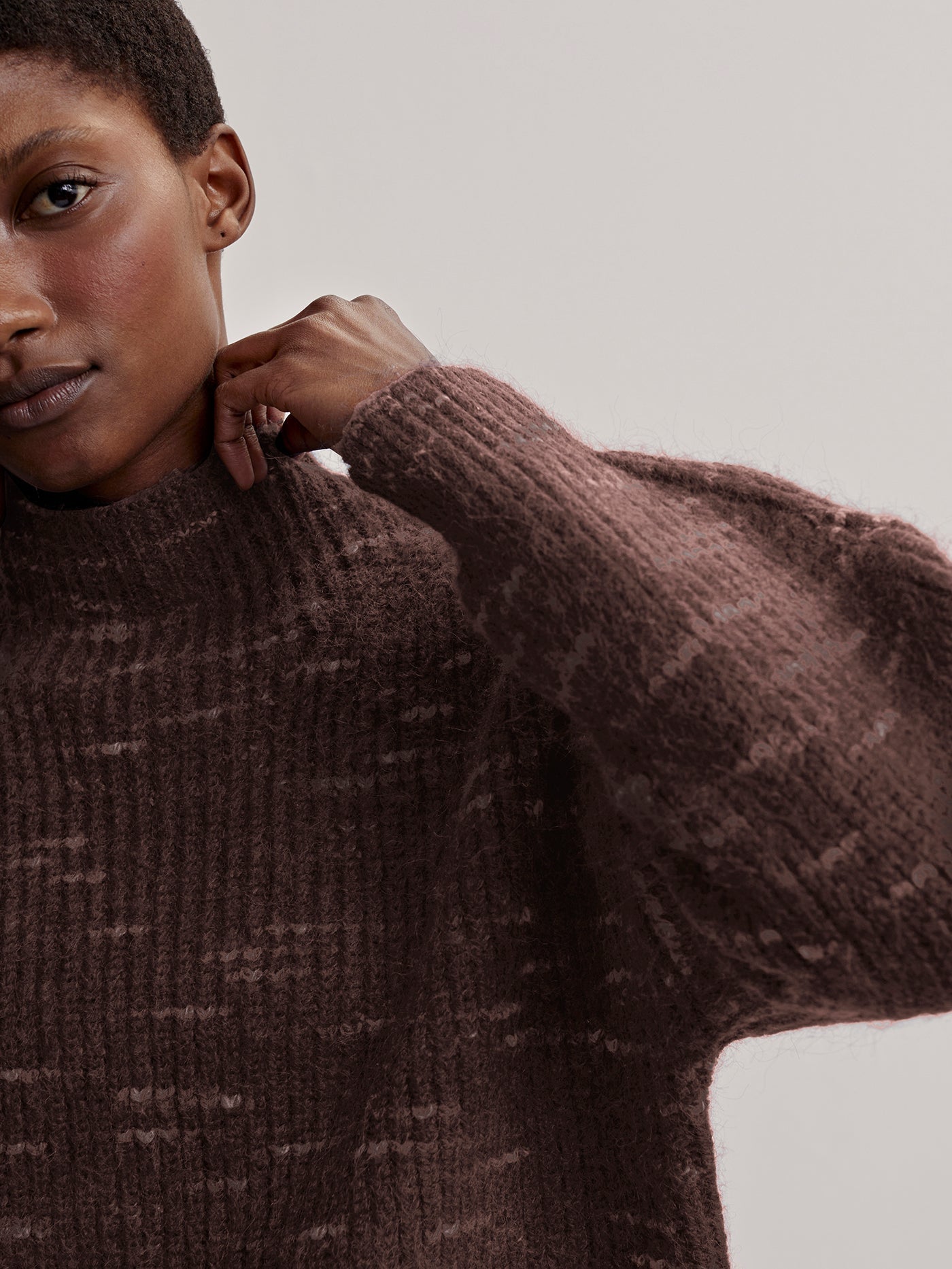 Varley Coffee Bean/ Pale Mauve Albion Knit | VARLEY US